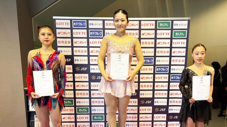 シニア女子表彰台（中四国九州選手権）