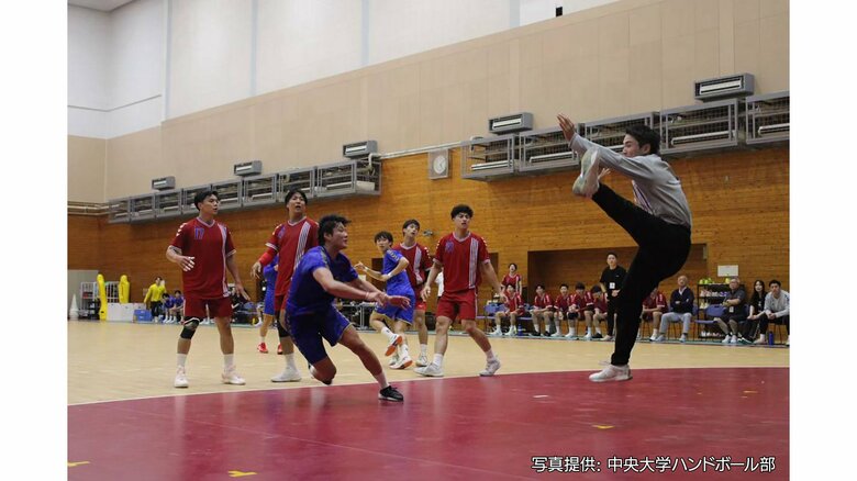 ​中央大学ハンドボール部・中島大智選手