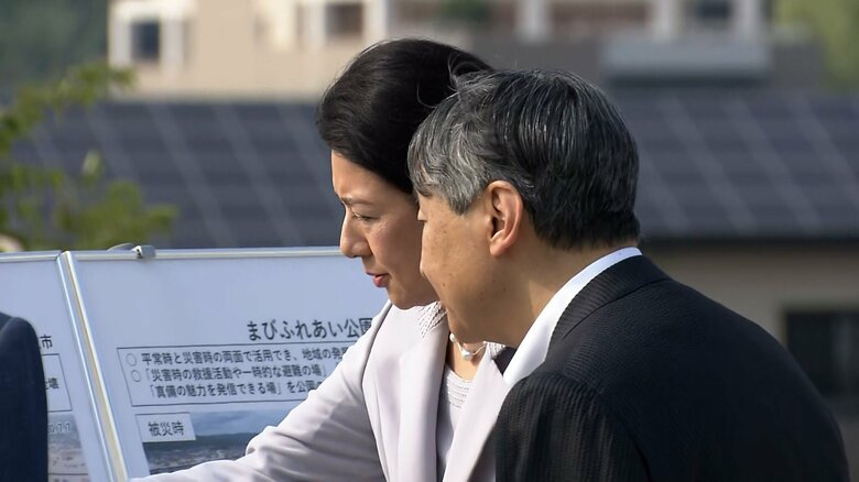 復興した町の様子を確認された