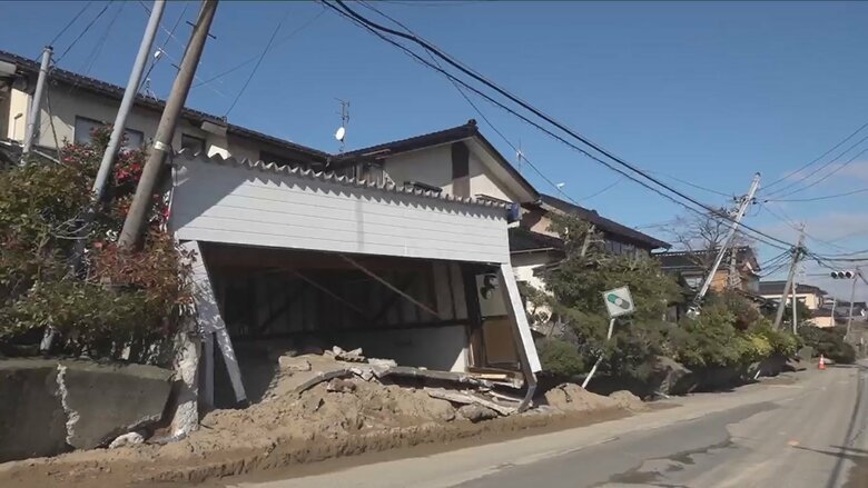 内灘町の液状化被害
