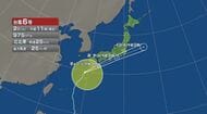 【台風情報】台風6号は3日に長野県内に最接近へ　3日明け方から昼前にかけ雷を伴い激しい雨の降る所も　24時間予想降水量は北部・中部60ミリ、南部80ミリ　中部・南部では3日朝から昼前にかけ強風にも注意