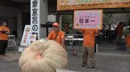 ”日本一のジャンボカボチャ”重さ４９４キロ…小豆島で開催の大会　千葉の男性２連覇…世界大会へ【香川】