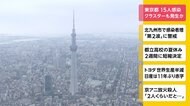東京都 15人感染 クラスターも発生か