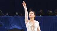 河辺愛菜選手、3アクセルで五輪へ 三原舞依選手、ノーミスで会心の演技 全日本フィギュア