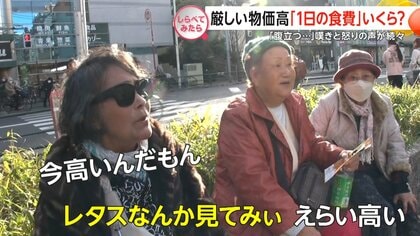 厳しい物価高で…あなたの1日の食費を大調査【しらべてみたら】