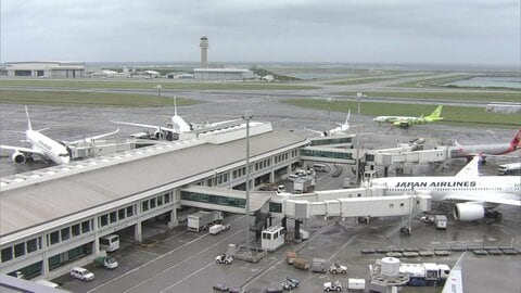 台風6号の影響で6月1日はANAで104便、JALで67便の欠航決定　2日もANA那覇発着12便の欠航決まる