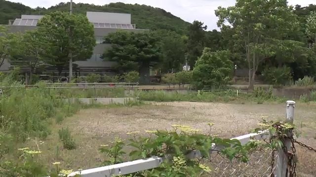 福島市が買い取った土地　ここが新たな信夫山への入り口に