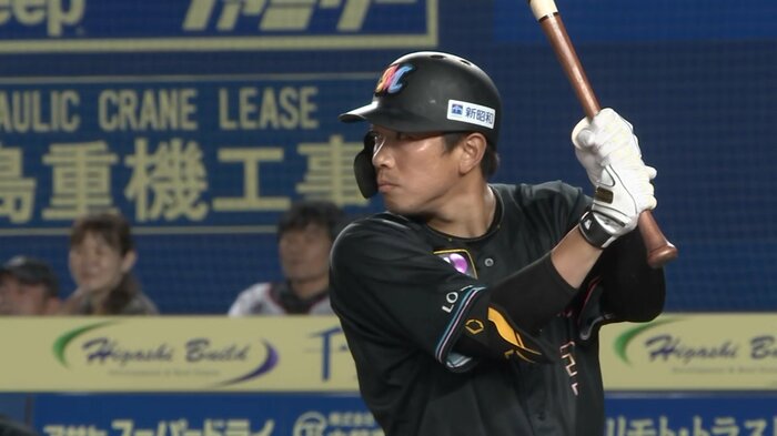 千葉ロッテ、代打・角中勝也