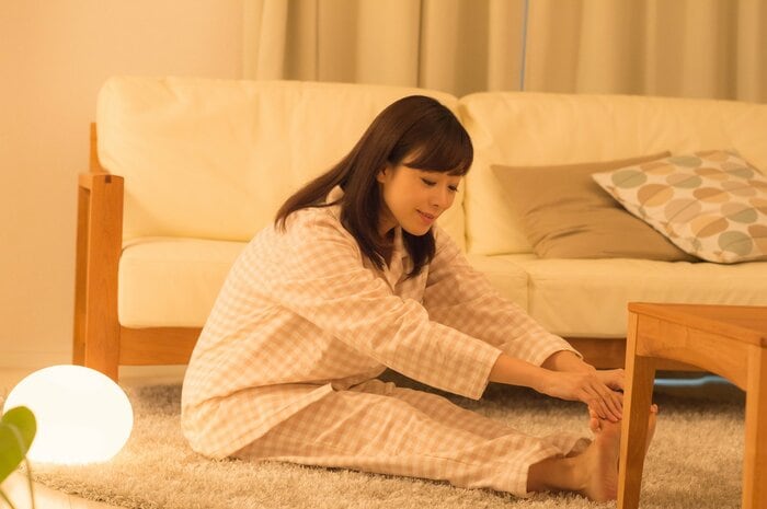 お風呂上がりのストレッチは効果的?(画像はイメージ)