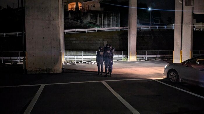 強盗未遂事件が起きた現場