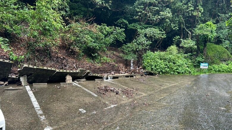長崎南部で線状降水帯が発生　大雨によりブロック塀が倒れるなどの被害も　引き続き大雨に警戒｜FNNプライムオンライン