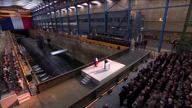 フランスが保有核弾頭数を増加　核兵器の脅威高まり受け　マクロン大統領「壊滅的報復を受けると確信させる」｜FNNプライムオンライン