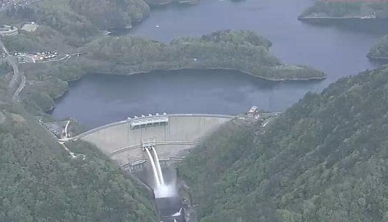 【速報】「人らしきものが見える」観光放流で知られる温井ダムで水死体発見　広島・安芸太田町｜FNNプライムオンライン