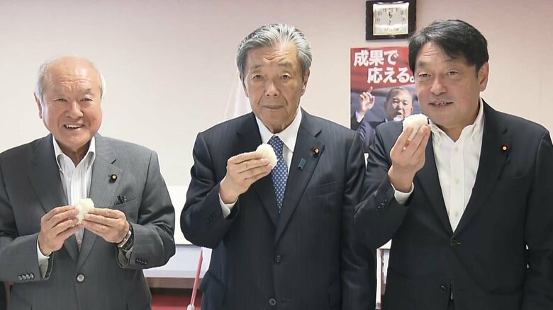 自民幹部が備蓄米を試食「美味しい」「普通に買って食べたい」　日本のコメ保存技術を絶賛｜FNNプライムオンライン