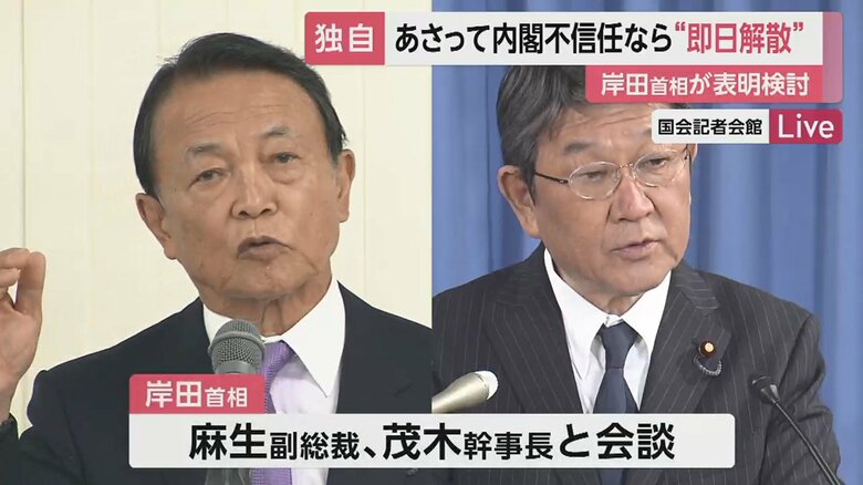 13日に会談して意見交換したものとみられる