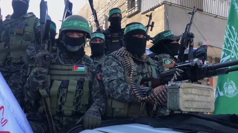 ハマスの戦闘員（ガザ地区・2021年5月）