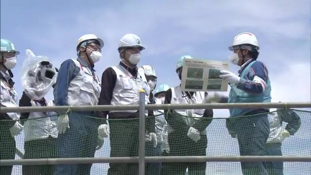 6月24日に行われた原子力規制委員会による視察