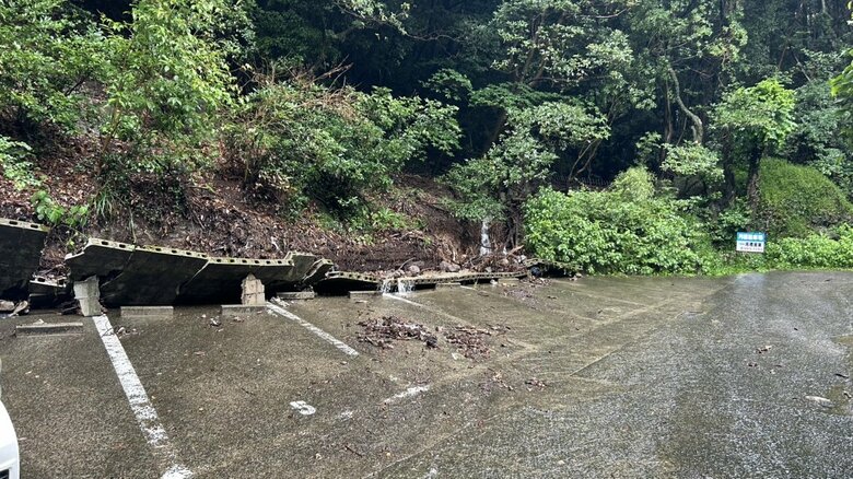 がけ崩れなどの被害も