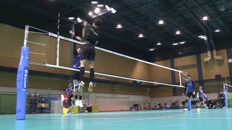 宮浦健人のスパイク練習（連続写真⑨）