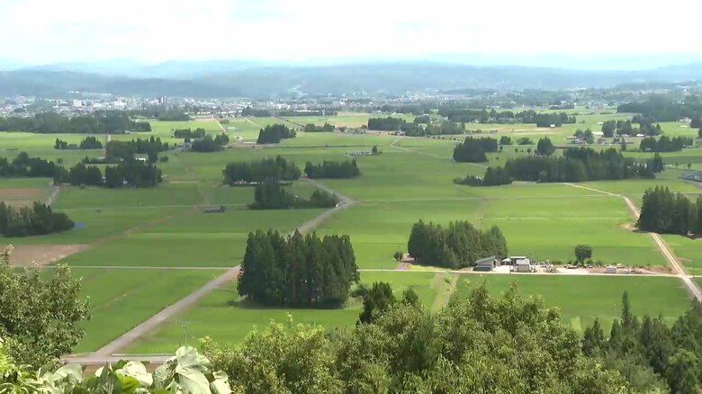 豊沢ダムは花巻市と北上市の田んぼ計約4250haに水を供給