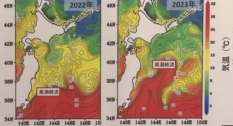 2022年と2023年の潮流の変化