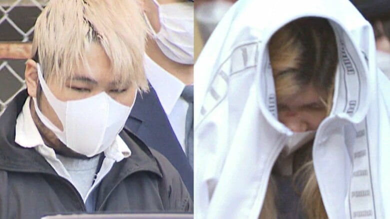 前田被告（左）と山口被告（右）