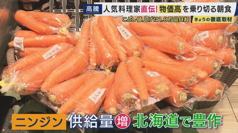 今がお得な食材ニンジン