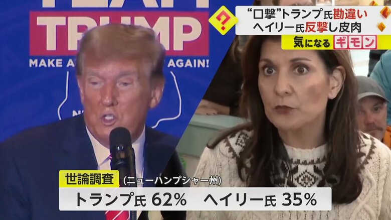 指名争いはトランプ氏とヘンリー氏の一騎打ちに