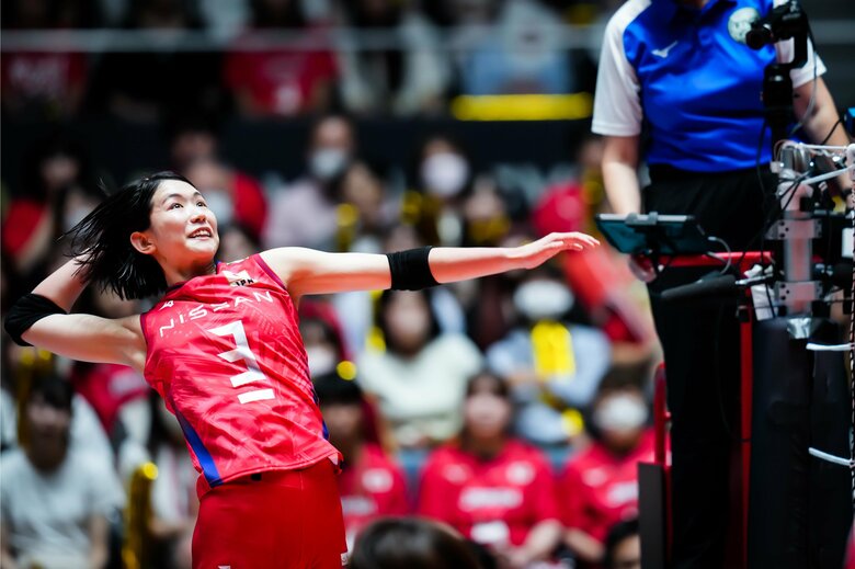 キャプテン 古賀紗理那（写真：©️FIVB）