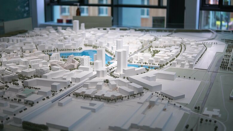 ゼーシュタット完成時の模型