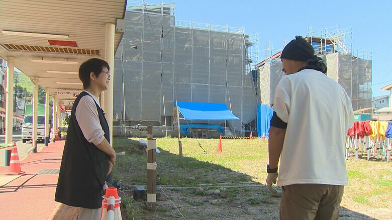 再建に向けた工事開始