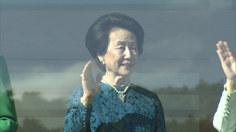 新年一般参賀に出席された華子さま