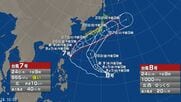 【台風情報】ダブル台風の進路予想は　台風8号が7号より先の27日に東海から関東に接近するおそれ　7号は26日には沖縄本島近海に進む見通し