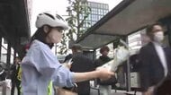 5月は「自転車月間」　警察や郵便局員が安全利用を呼びかけ　県内「青切符」は40件　最多は「一時不停止」　福岡