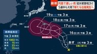 【台風情報】台風のたまごは明日にも台風に　ヨーロッパAIは「週明けに関東に接近」予測も　東京は連休5日とも「傘マーク」