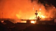 【続報】発生から2時間経過も火の勢い増す…出雲市中心市街地で建物火災　5棟以上延焼か（島根）