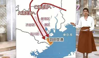 都心の上空を横切る”新ルート” 来春からの運用控え飛行検査開始
