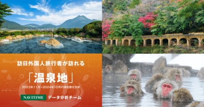 訪日外国人旅行者が訪れる温泉地を分析