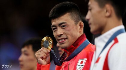 “娘へ”レスリング・グレコ文田健一郎が日本40年ぶり“金メダル”　妻は涙「東京五輪の銀が報われる」