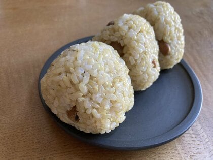 ミルキークイーンの玄米おむすび