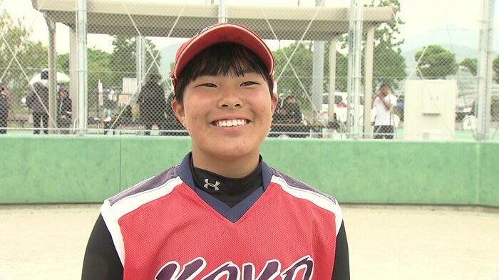 サヨナラ打を放った山口結叶選手(向陽)