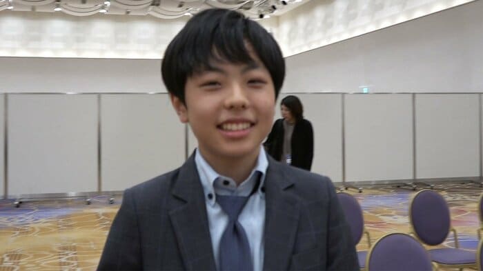 開会式後、現在の調子を語る木村(全日本ノービス)