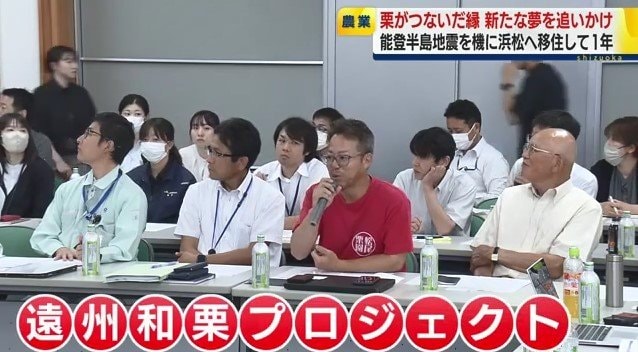 プロジェクトで発言する松尾さん