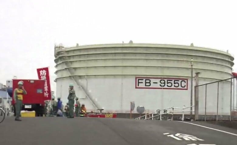 【速報】ナフサ100リットル漏れる　けが人なし　大阪・高石市の三井化学で｜FNNプライムオンライン