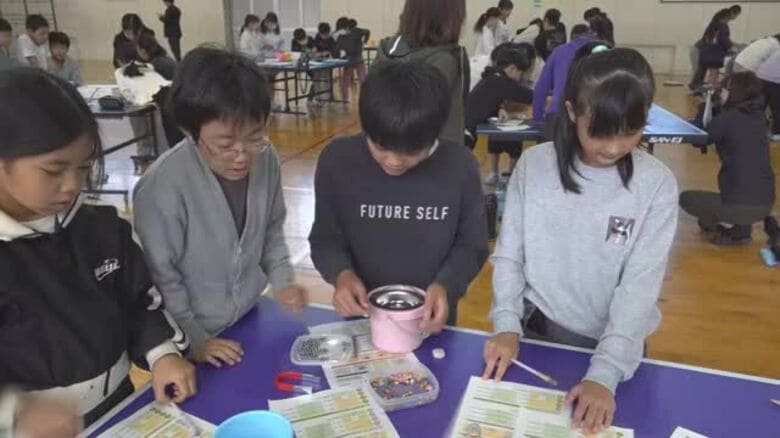 リサイクルをテーマに環境出前授業　福井キヤノンマテリアルが福井市の豊小学校で開催｜FNNプライムオンライン