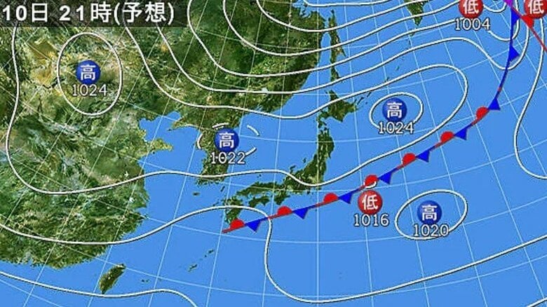 関東甲信では「警報級の大雨」となる期間や地域が拡大する可能性　11日夜遅くにかけ土砂災害に注意・警戒　24時間予想降水量は関東地方南部・伊豆諸島50ミリ、甲信80ミリ（12日午前6時まで 多い所で）｜FNNプライムオンライン