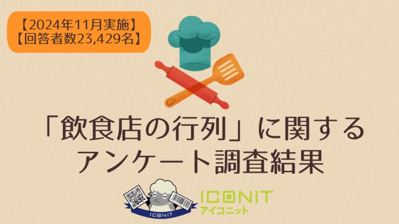 【2024年11月実施】【回答者数23,429名】「飲食店の行列」に関するアンケート調査結果