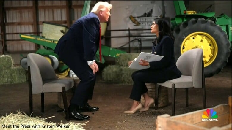 トランプ大統領「あなたはゆがんでいる。この番組も不正」　テレビ司会者のインタビュー中断し退席　カリフォルニア州の予備選めぐり｜FNNプライムオンライン