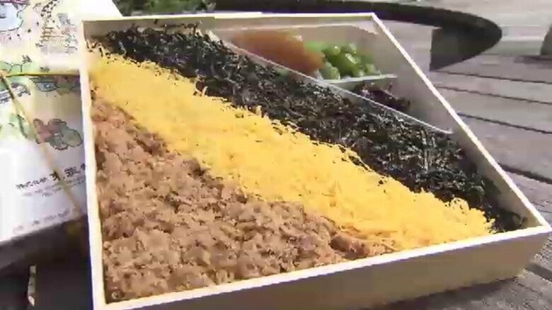 名物駅弁「かしわめし」出来たてが味わえる　東筑軒が福岡市内に初店舗　開店前から行列も　新メニュー「かしわ煮定食」登場｜FNNプライムオンライン