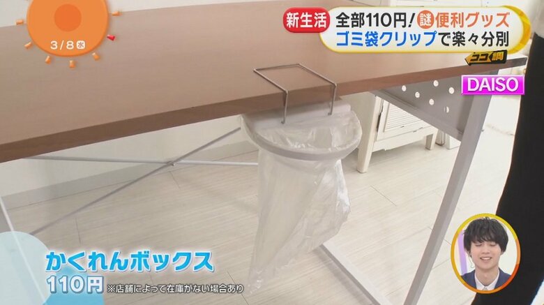 小型のごみ箱になる!